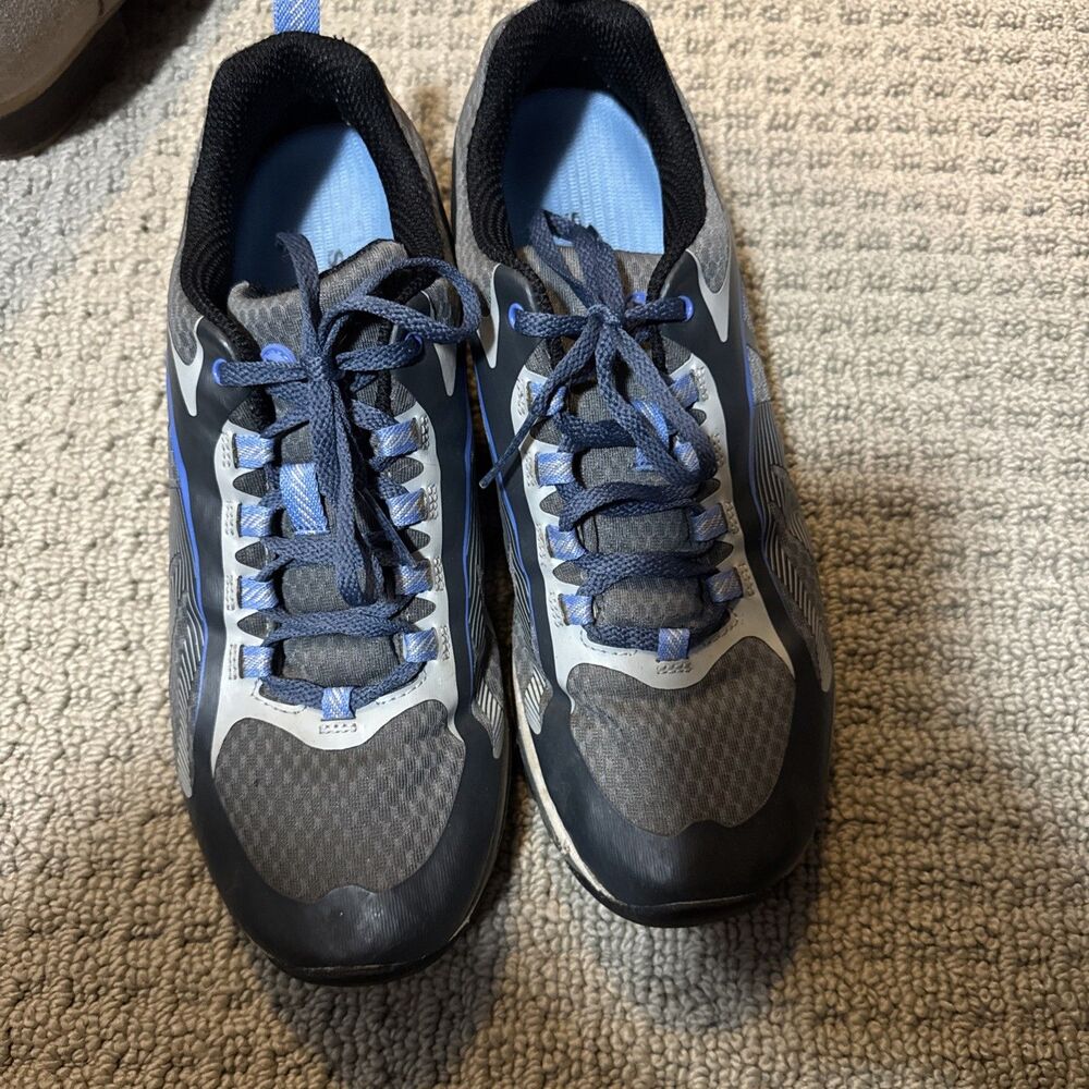 Merrell Womens Siren Edge Blue & Gray Hiking Shoes Size US 9  J35516